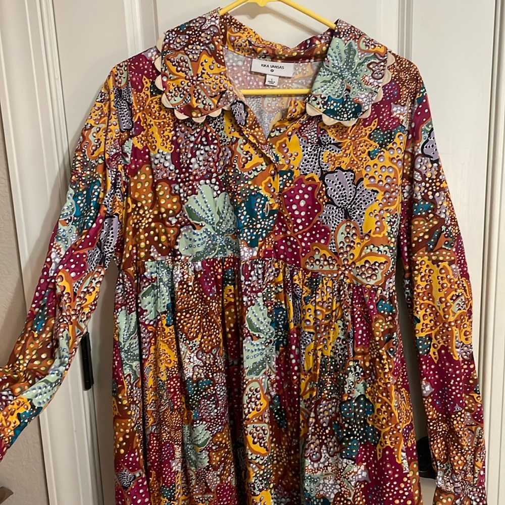 Multi Colored Retro Mini Dress